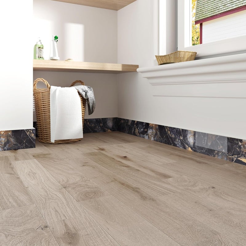 Wallercity Marble Border Wallpaper Peel and Stick Marble Contact Paper for Countertops Border Stickers for Wall Decor Mirror Frame Borders Wall Paper for Bathroom Waterproof Self Adhesive 3.94x394 in - Image 4